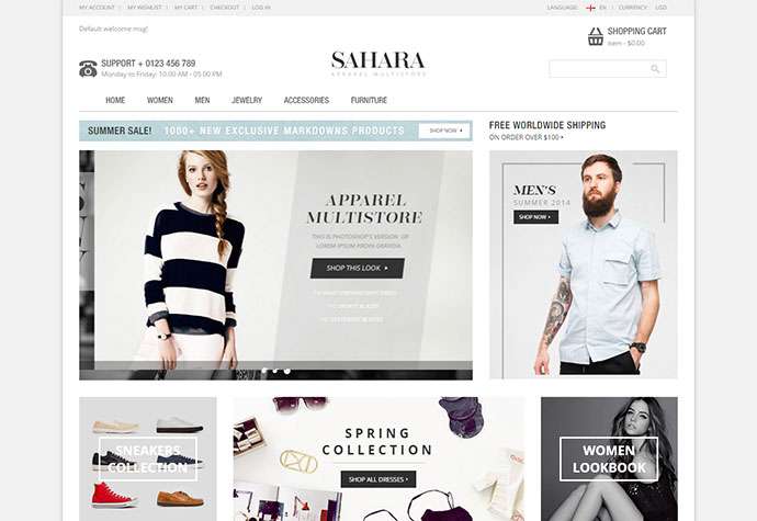 Thiết kế website bán quần áo