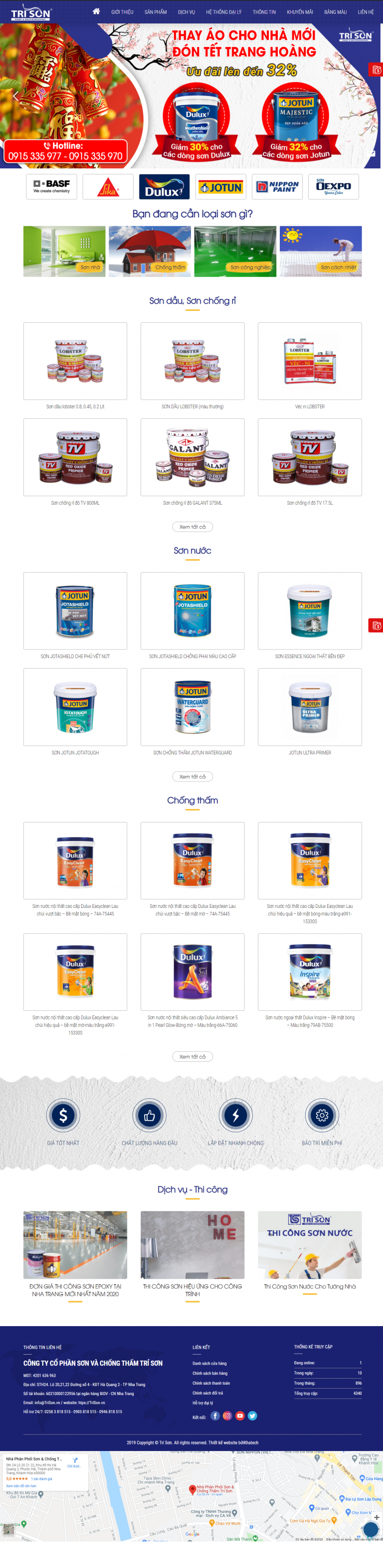 chống thấm nha trang