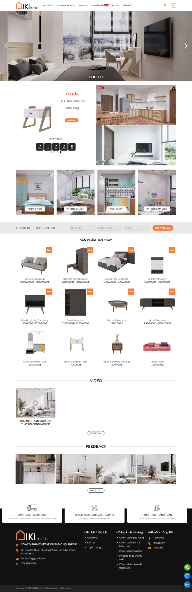 thiết kế web nha trang